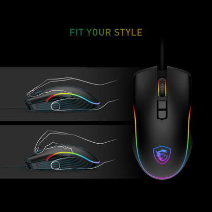 MSI Forge GK300 Combo Blue Gaming Keyboard Mouse