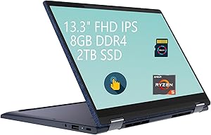 Lenovo 2021 Yoga 6 13" 2-in-1 Laptop Ryzen 5 8GB 2TB SSD
