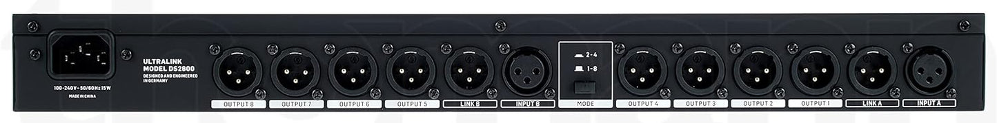 Behringer DS2800 2-Input 8-Output Audio Splitter