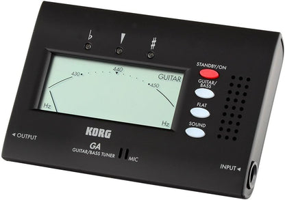 Korg GA40 Guitar/Bass Tuner LCD Display