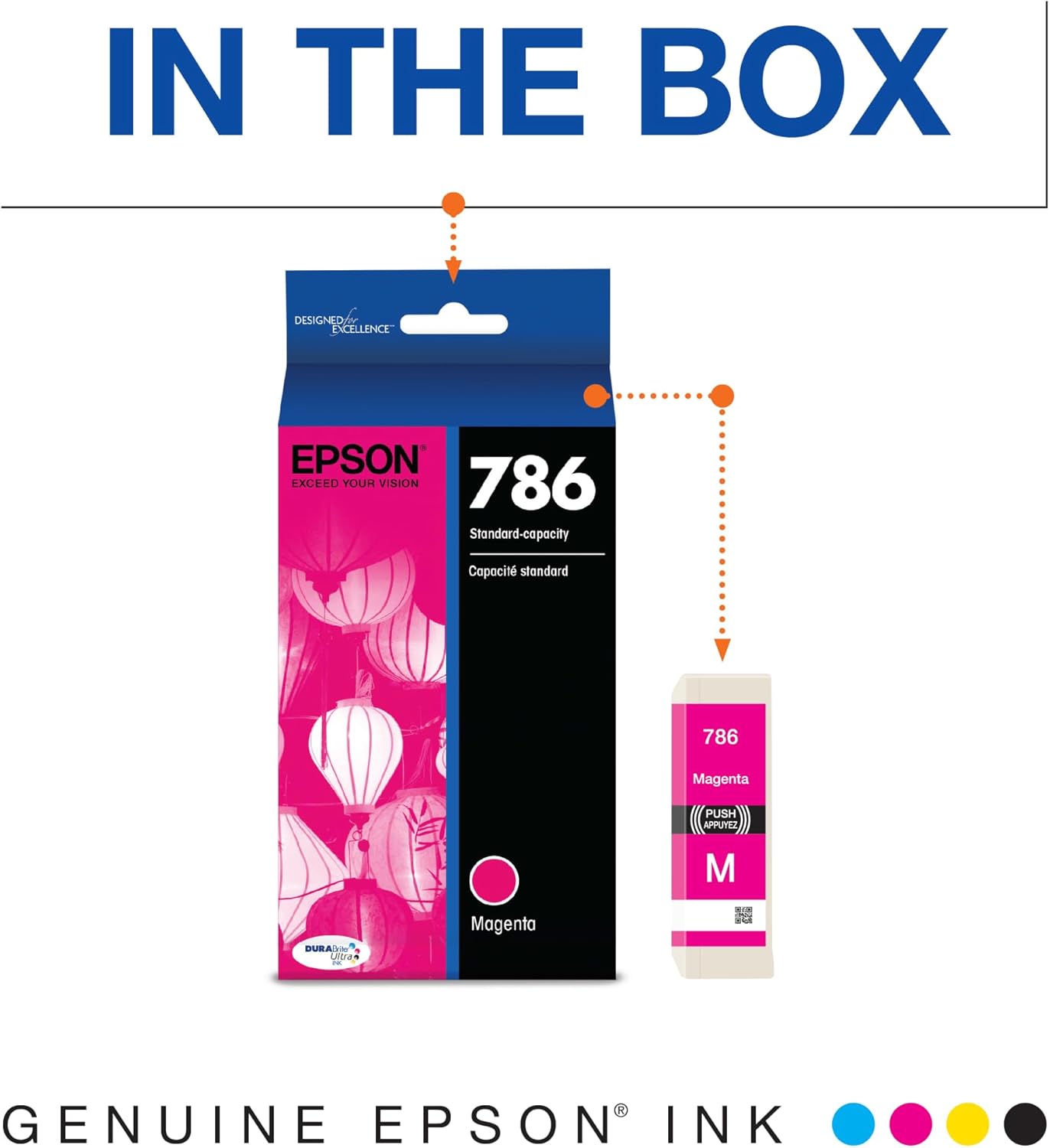 Epson T786320 DURABrite Magenta Standard Ink Cartridge