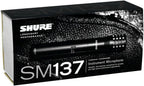 Shure SM137-LC Cardioid Condenser Microphone XLR Instrument