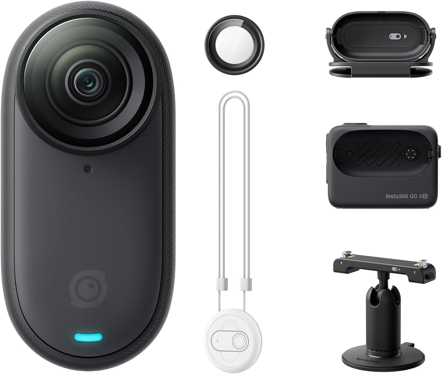 Insta360 CINSAATA GO 3S 64GB Black 4K Portable Camera