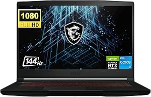 MSI MSI THIN Gaming Notebook - 15.6" FHD 144Hz, i5, RTX 3050, 16GB, 1TB SSD