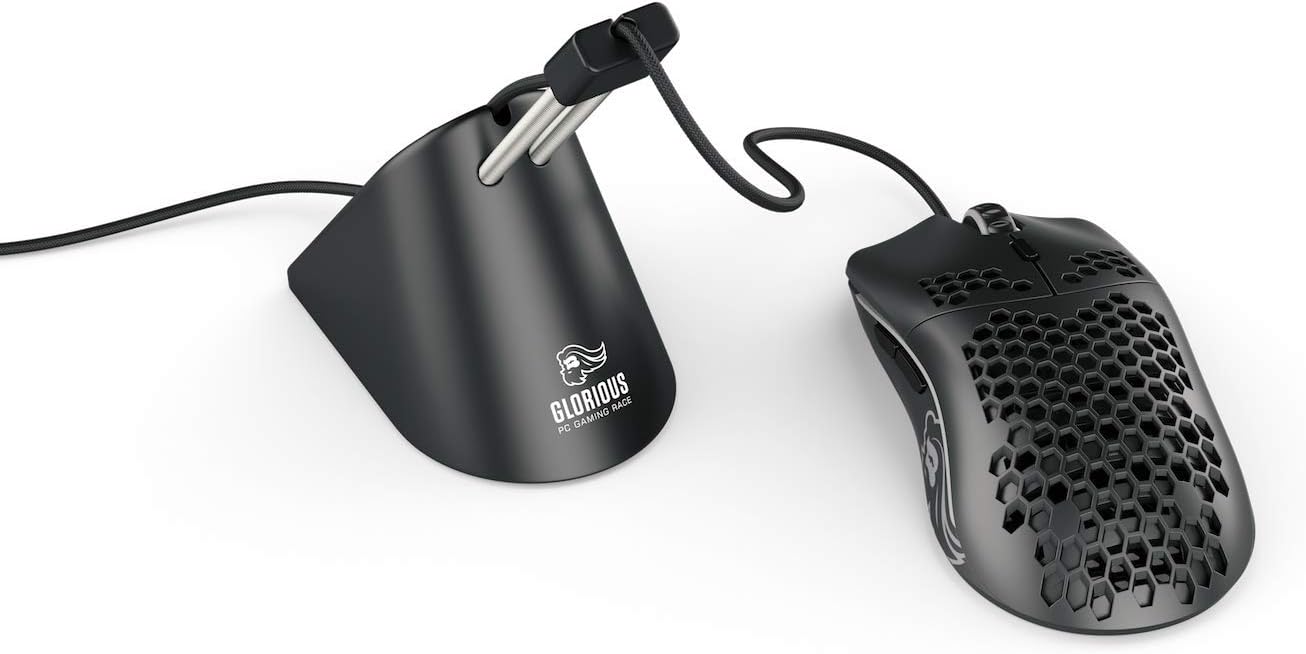 Glorious G-MB-BLACK Mouse Bungee - Cable Management for Gaming - Black