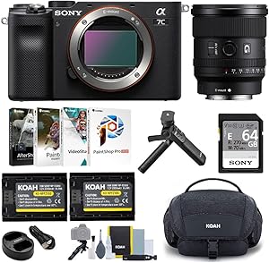 Sony Alpha a7C 20mm Lens Full-Frame Camera Bundle