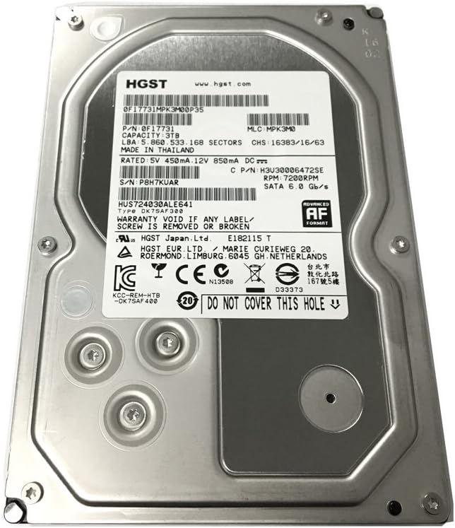 Western Digital 0F17731-CR Ultrastar 3TB SATA HDD