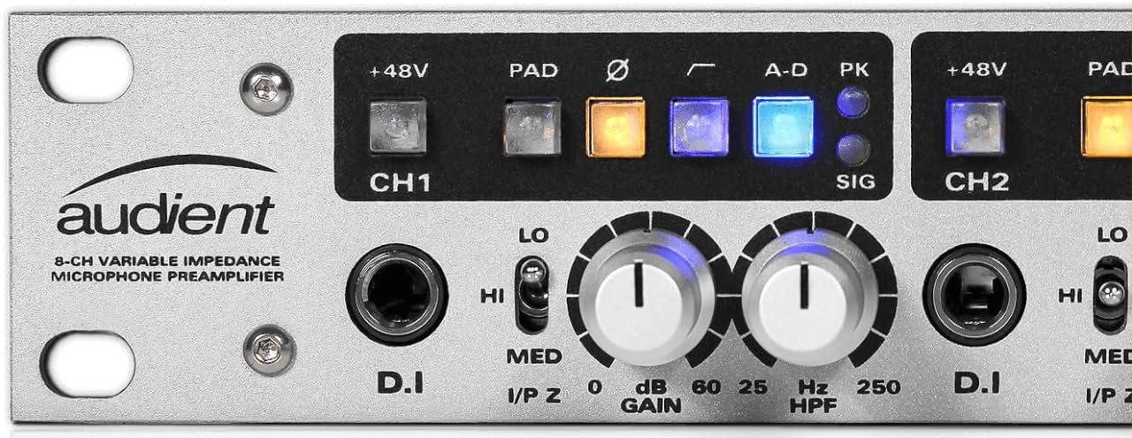 Audient asp880 Eight Channel Microphone Preamp
