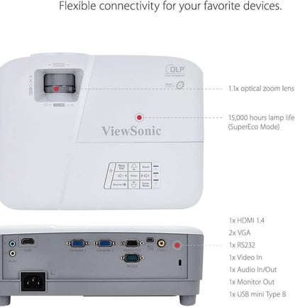 ViewSonic PA503W 4000 Lumens WXGA HDMI Projector