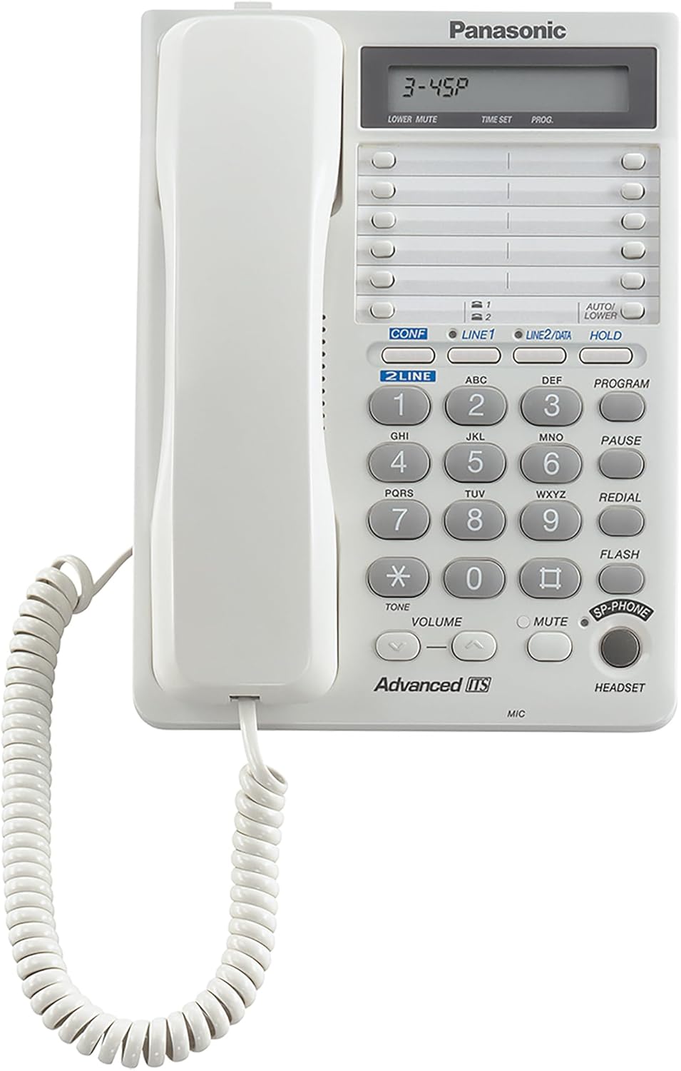 Panasonic KXTS208W 2-Line Corded Business Phone