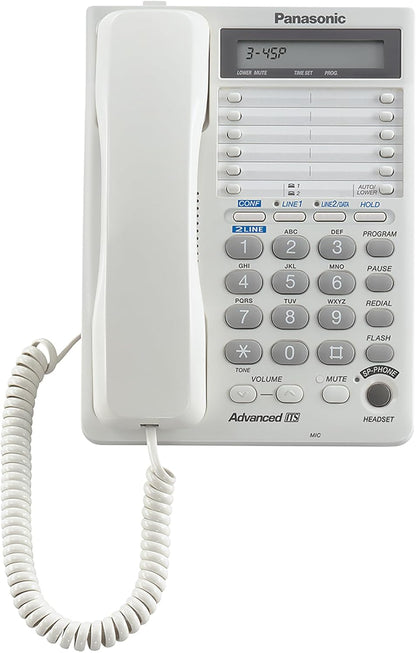 Panasonic KXTS208W 2-Line Corded Business Phone