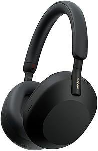 Sony BNDL_WH1000XM5BLK Headphones: Black, Noise Canceling + Warranty
