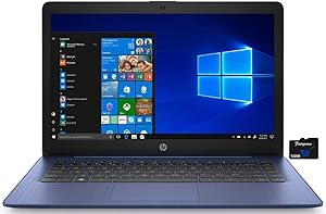HP Stream 14 HD Laptop Intel Celeron N4000 Blue — main product image