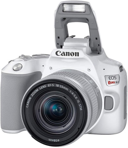 Canon 3457C001 EOS Rebel SL3 White DSLR Camera Kit