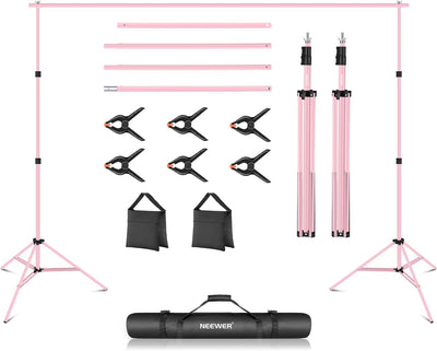 Neewer NK-ST0204: Photo Studio Backdrop Support System - Pink