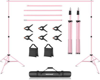 Neewer NK-ST0204: Photo Studio Backdrop Support System - Pink