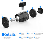 Neewer ST17 Mini Ball Head Cold Shoe Mount 2-Pack