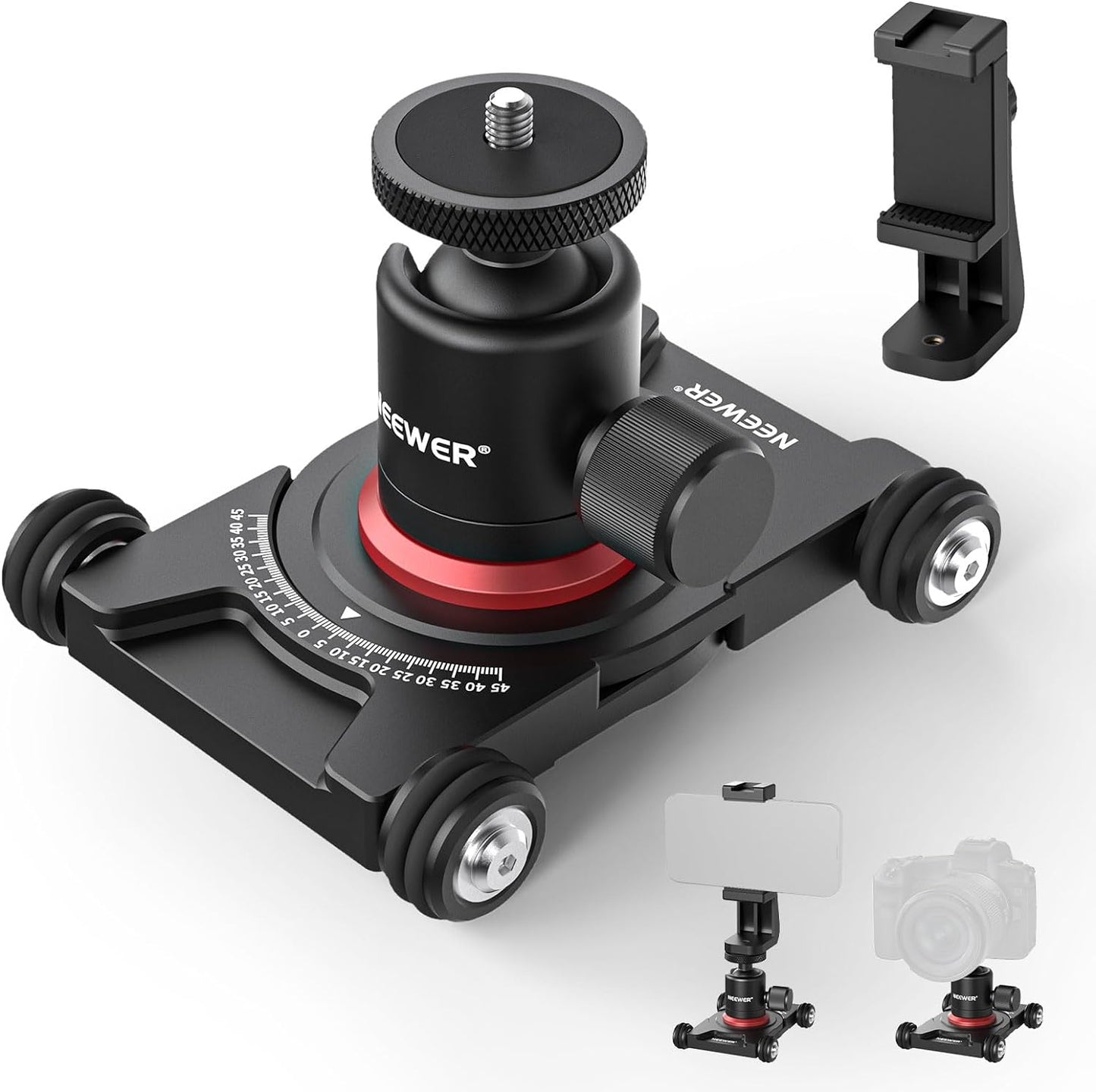 Neewer SD001 Camera Slider Dolly with Ball Head