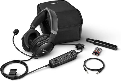 Bose 857641-3140 A30 Aviation Headset Bluetooth LEMO - Black