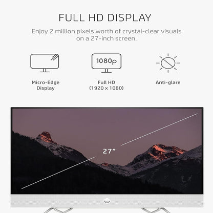 HP HP 27 All-in-One Touch Ryzen 7 + 2TB SSD + P500 SSD