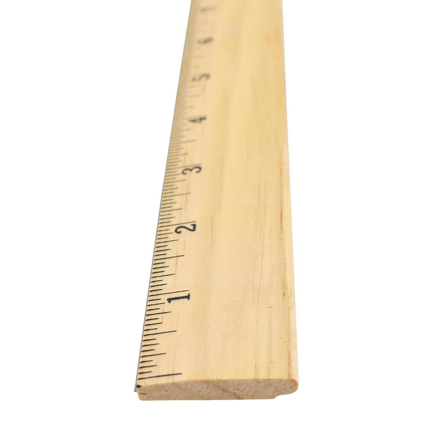 Westcott 05018 Beveled Wooden Ruler 18-Inch