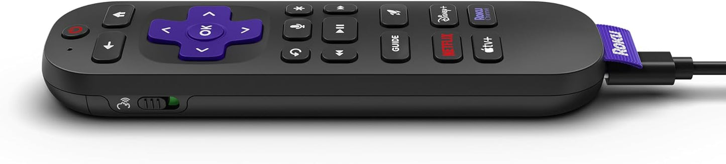 Roku RCB1R Voice Remote Pro (2nd Ed.) Rechargeable