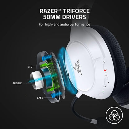 Razer Kaira8 Wireless Gaming Headset Xbox - White Renewed
