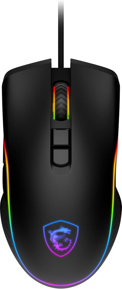 MSI FORGE GM300 Lightweight RGB Gaming Mouse