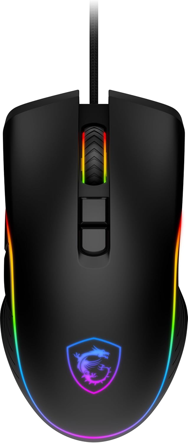MSI FORGE GM300 Lightweight RGB Gaming Mouse — main product image