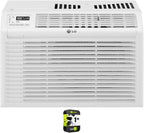 LG LW6017R 6000 BTU Window Air Conditioner Bundle