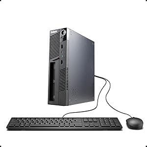 Lenovo ThinkCentre M91P USFF Desktop - i5, 8GB, 1TB, Win10 Pro (Renewed)