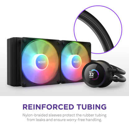 NZXT RL-KR240-B1 Kraken 240 RGB Liquid Cooler