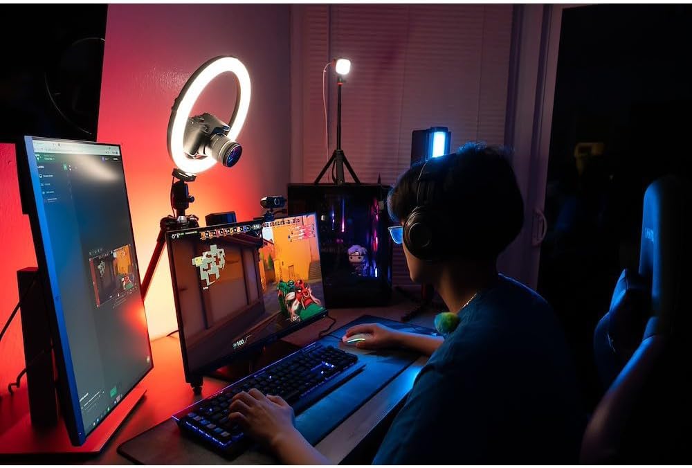 Joby Beamo Ring Light 12" LED for Mobile, Video, Vlogging