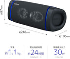 Sony SRS-XB33 BC Wireless Portable Bluetooth Speaker - Black