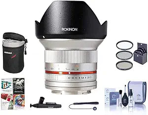 Rokinon 12mm F/2.0 Ultra Wide Lens Bundle for Micro Four Thirds