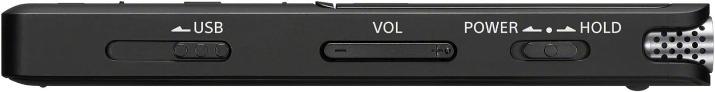 Sony ICDUX570BLK Digital Voice Recorder: USB, Black