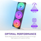 NZXT RF-U36HF-B1 F360 RGB Core 360mm Single-Frame Fan