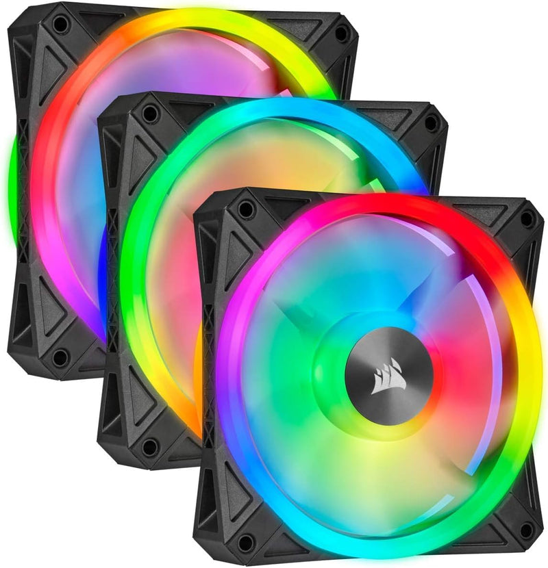 Corsair CO-9050098-WW QL120 RGB 120mm Fan 3-Pack — main product image