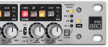 Audient asp880 Eight Channel Microphone Preamp