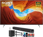 Sony E10SNXBR55X900H 55-Inch 4K Smart TV Home Theater Bundle
