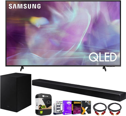 Samsung E18SAMQN50Q60AA 50" 4K QLED TV Soundbar Bundle