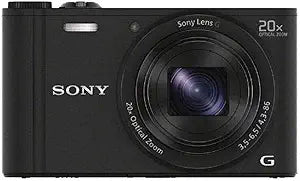 Sony DSCWX350/B 18MP Digital Camera - 20x Zoom — main product image
