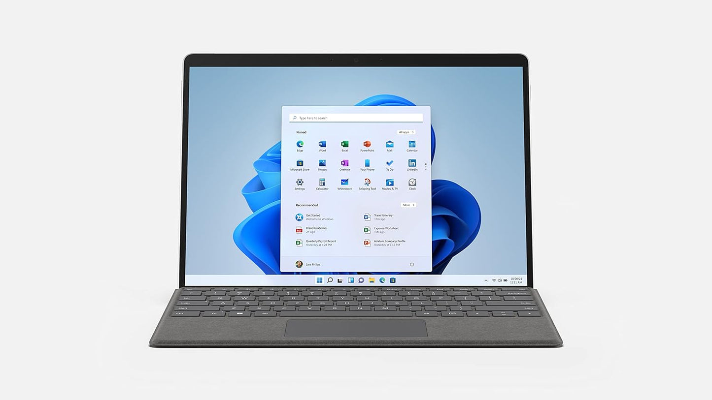 Microsoft 8PQ-00001 Surface Pro 8: 13" Touchscreen, i5, 8GB, 256GB (No Keyboard)