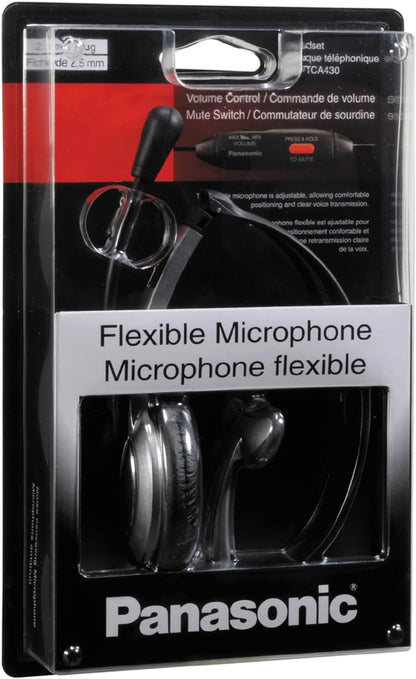 Panasonic KX-TCA430 Comfort-Fit Headset: Noise-Canceling Landline