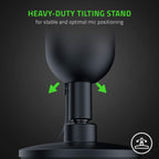 Razer RZ19-03450100-R3U1-cr Seiren Mini USB Streaming Microphone Black Renewed