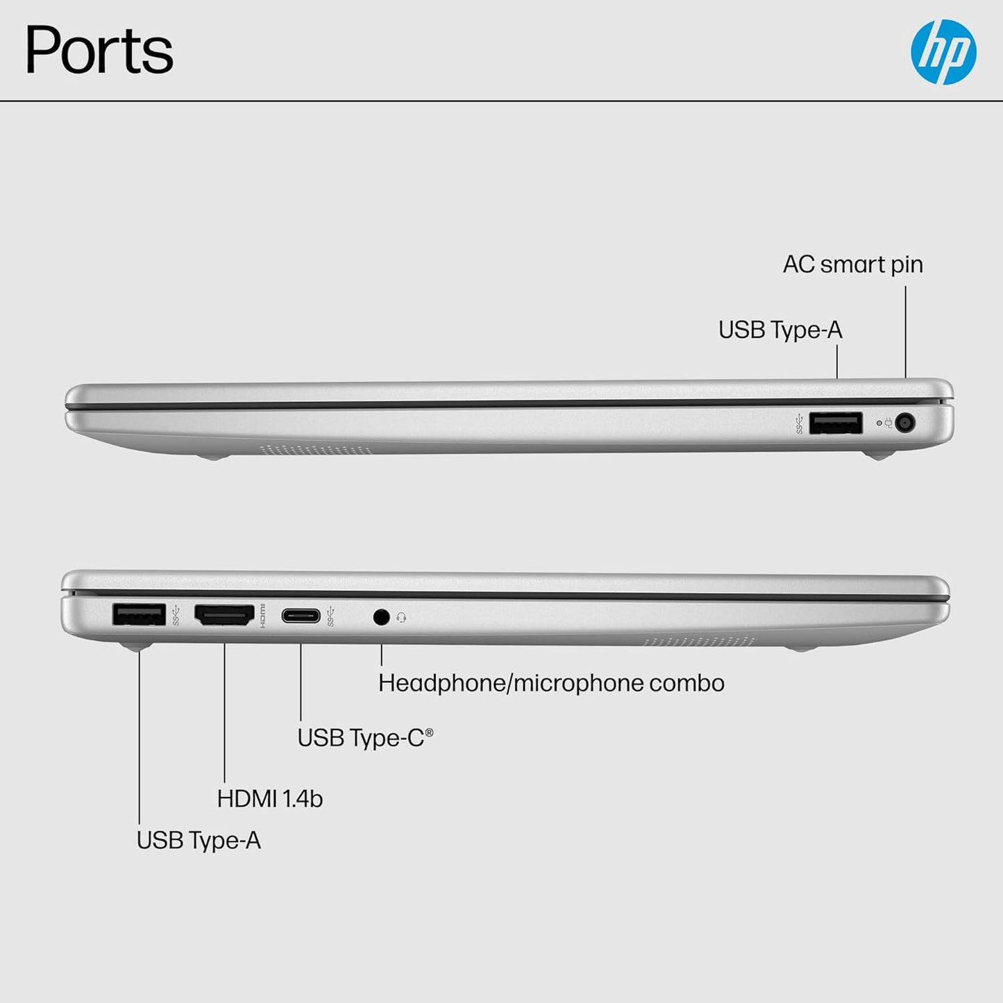HP B0TH8UA#ABA 14" Laptop Intel N200 4GB RAM 128GB UFS