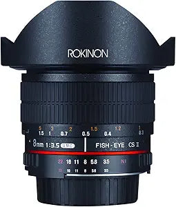 Rokinon HD8M-MFT 8mm Fisheye Lens Micro Four Thirds