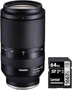 Tamron E10TM70180F28S 70-180mm Sony Lens Bundle