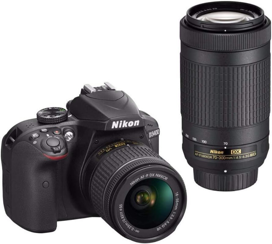 Nikon D3400 18-55mm + 70-300mm Lens Kit