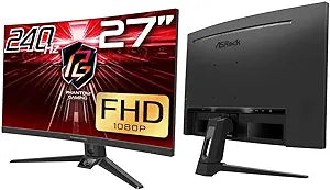 ASRock PG34WQ15R2B 27-inch Curved Phantom Gaming Monitor — main product image